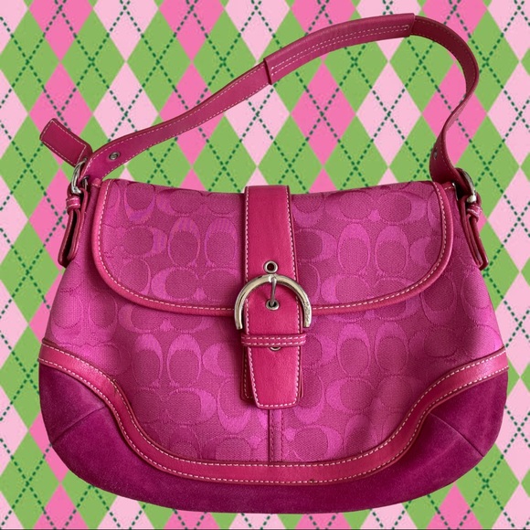Handbags - Y2K Fuchsia Shoulder Bag